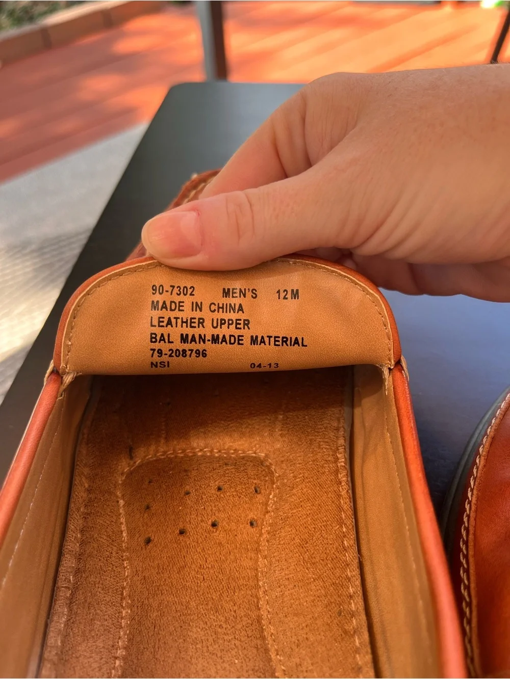 Dockers Men’s Leather Loafers – Size 12M – Cognac Brown – Excellent Condition